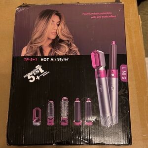 Hot Air Styler - Pink and Silver